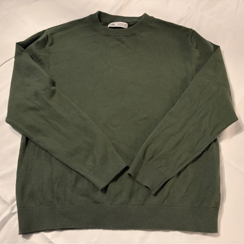 Zara Olive Knit Top